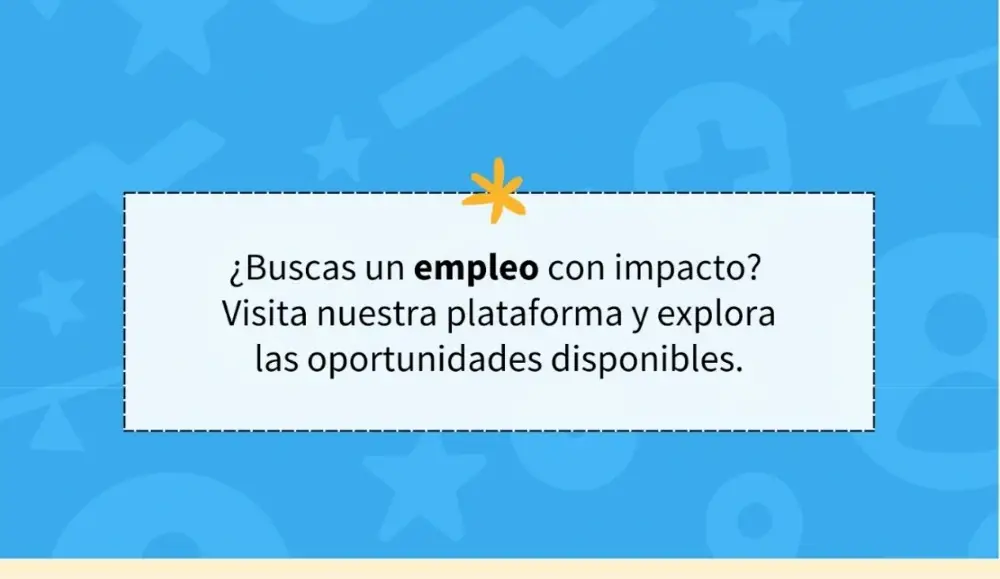 Banner para invitar a buscar empleos en Idealist