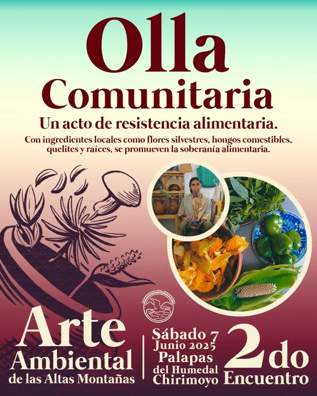 Arte Ambiental de las Montañas y Olla Comunitaria