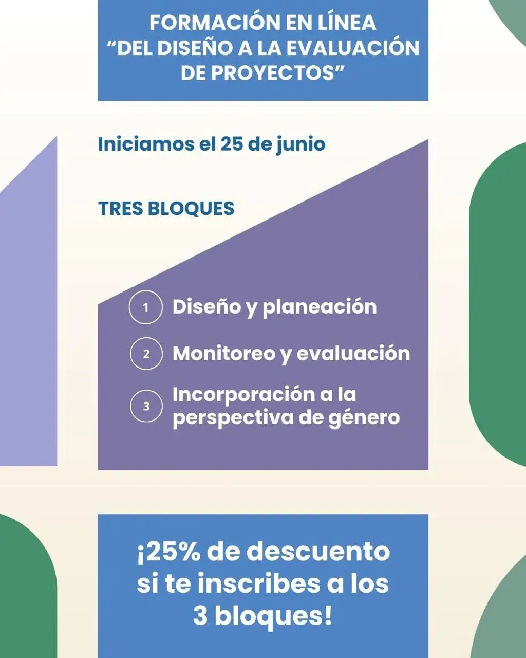 Formación: Del diseño a la evaluación de proyectos sociales