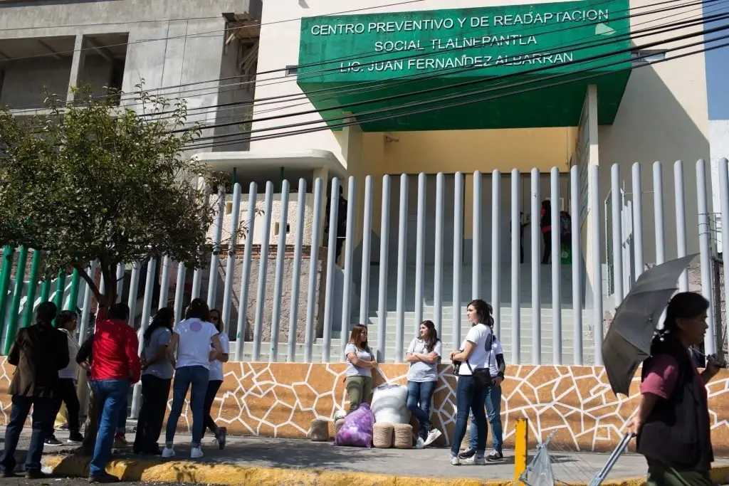 Foto de un centro de privación del libertad en México
