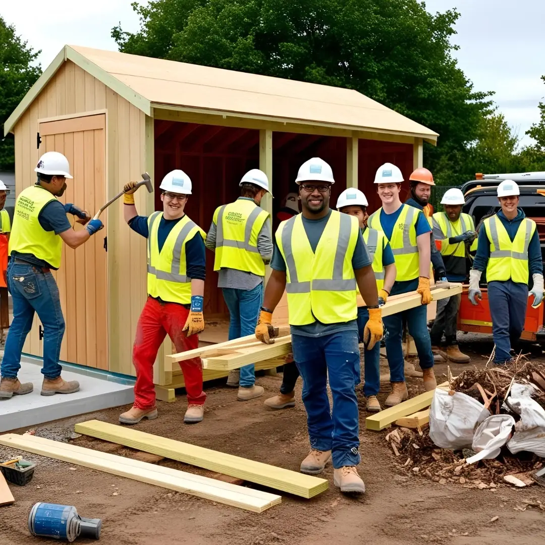 🚜 Volunteer for a Hands-On Construction & Demolition Project – Help Build a Shed for Youth Bike Program! 🚜