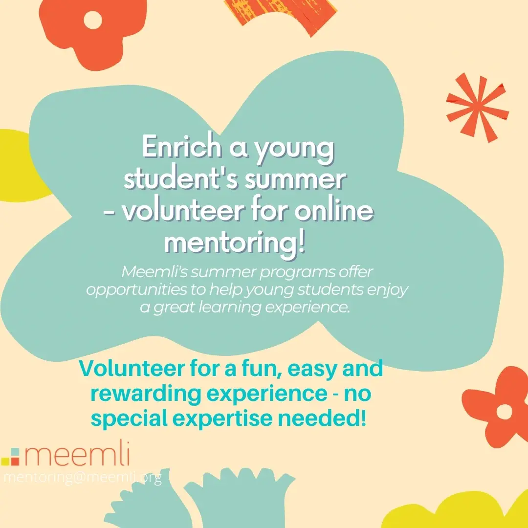 Be a Mentor for Middle School Students This Summer!