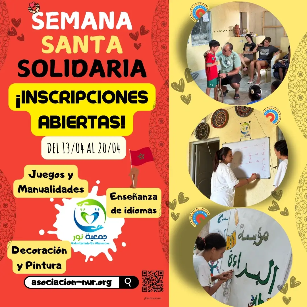 Estancias solidarias Nur Semana Santa en Marruecos 2025