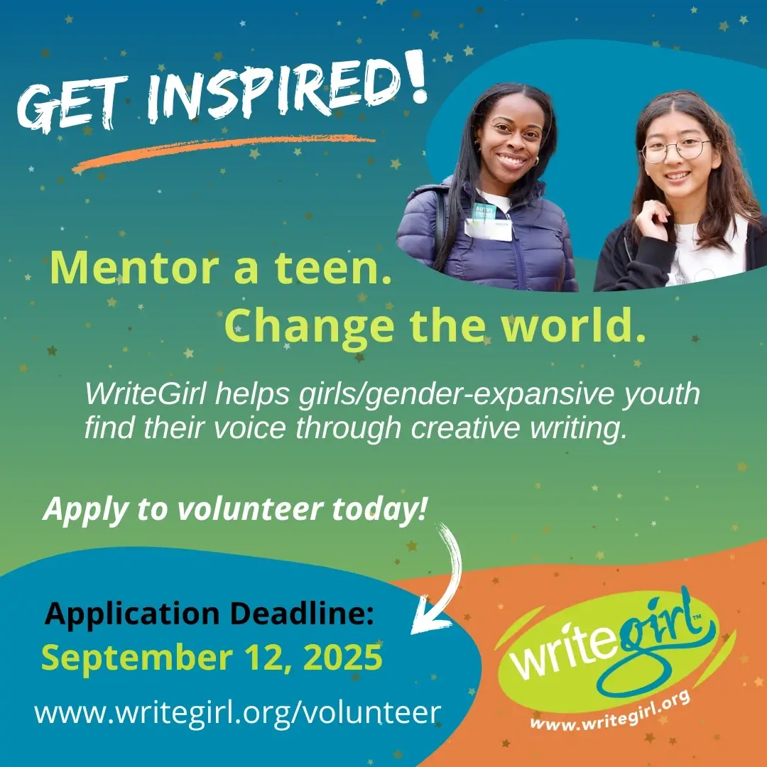 Creative Writing Mentors & Support Volunteers Needed!