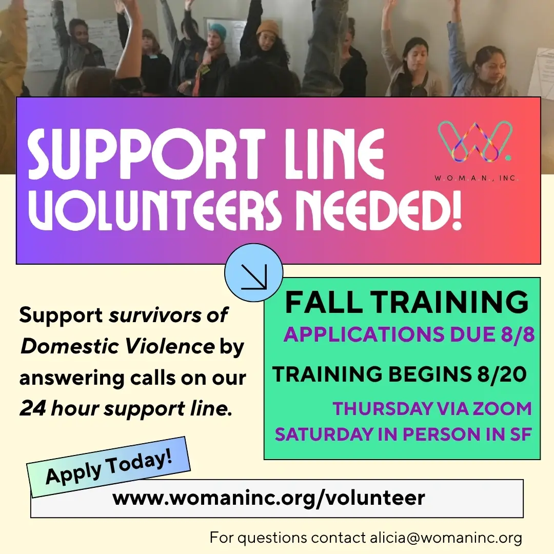 Spanish Speakers Needed! Become a Domestic Violence counselor and support survivors!