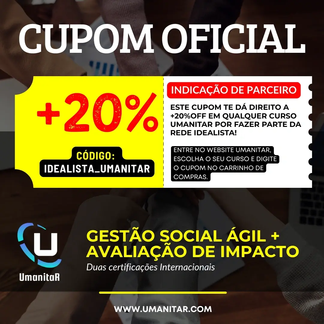 Cursos de Gestão de Projetos Sociais + Avaliação de Impacto Social - Duas Certificações Internacionais