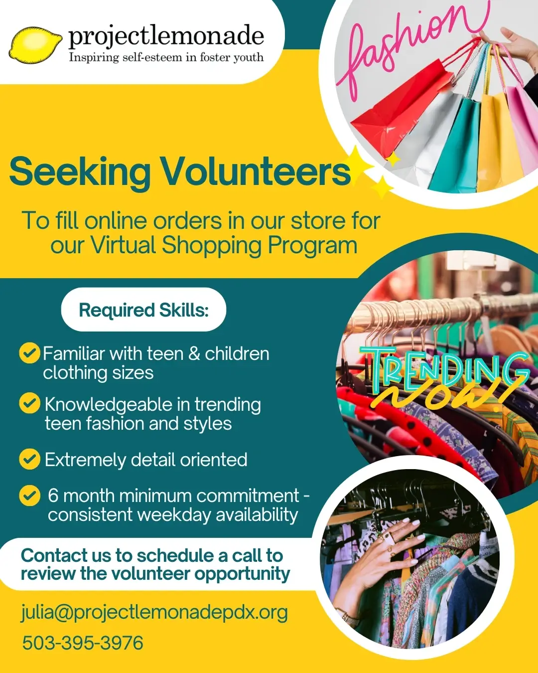 Volunteer - Order Fulfillment for Virtual Shopping Program