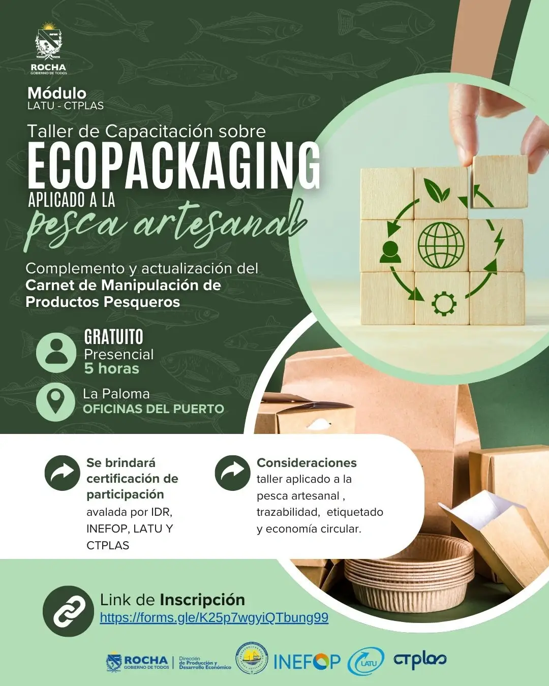 Taller de capacitación de Ecopackaging aplicado a la pesca artesanal