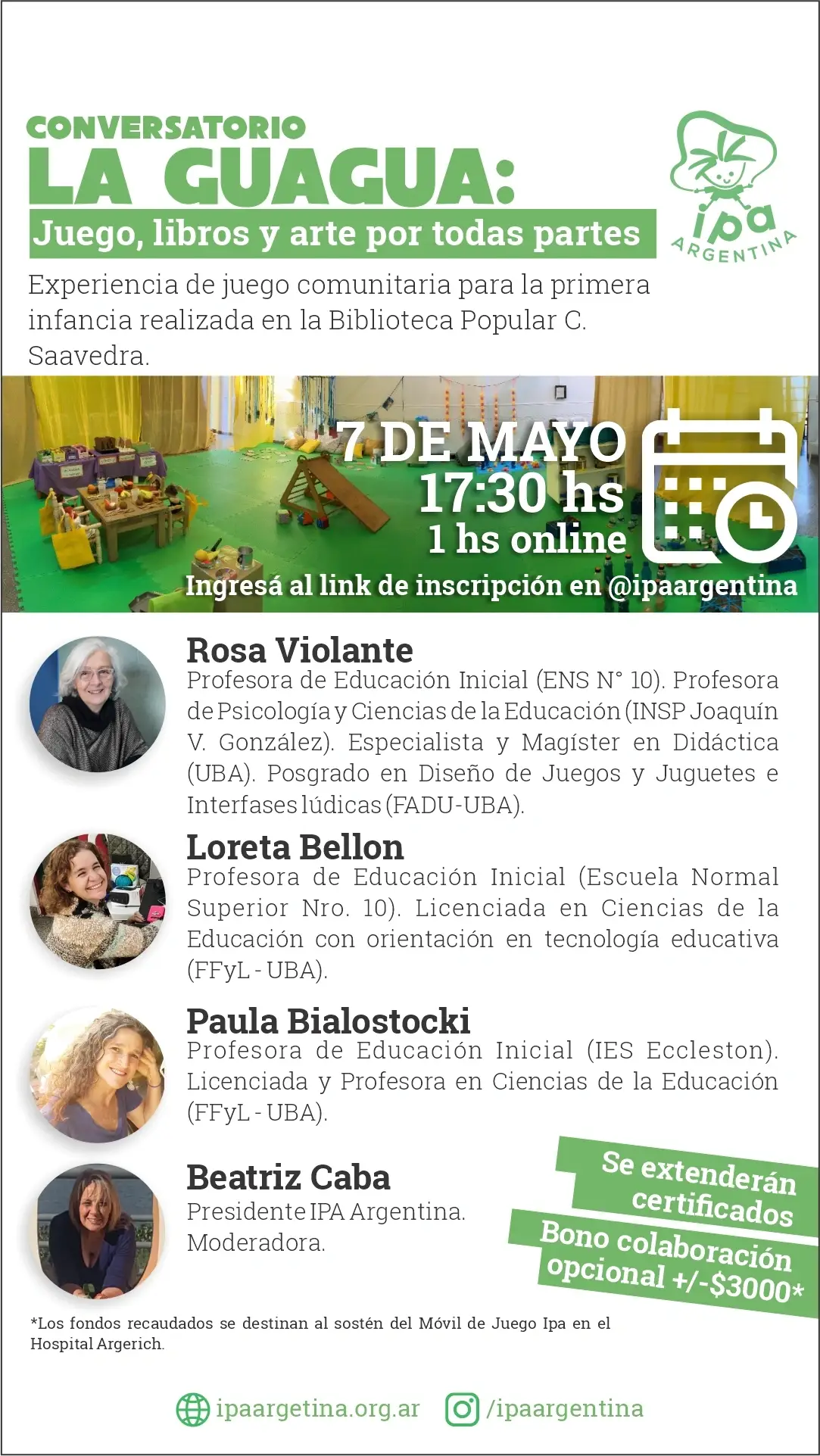 Conversatorio Online La Guagua: Juego, libros y arte por todas partes