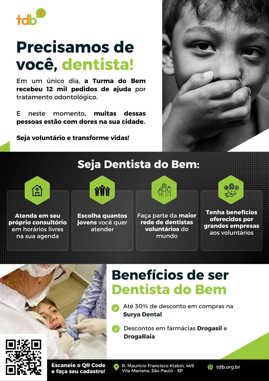 Dentistas voluntarios em Marília - SP