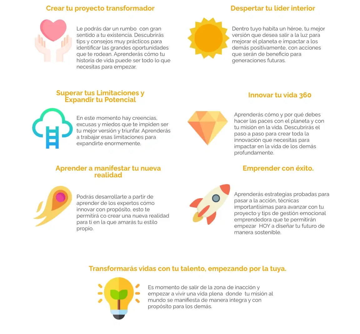 Razones de por qué participar