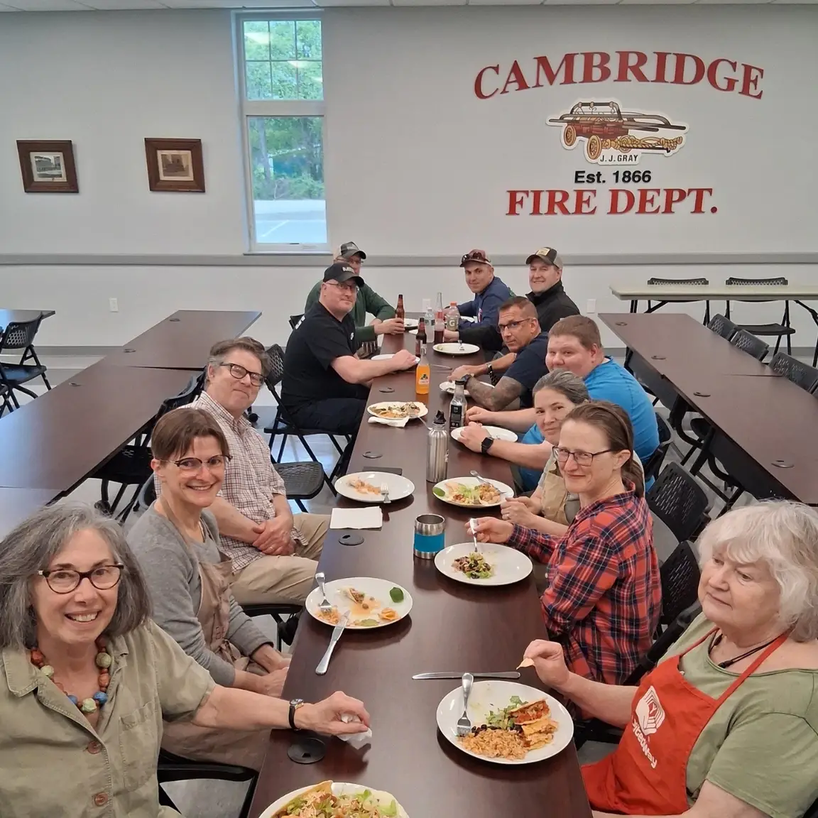 Siggi H. from Cambridge, New York helped organize a “Thank You” dinner to recognize the dedication of volunteer firefighters who serve their town every day. 🚒