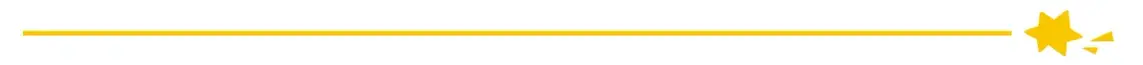 An illustration of a yellow line with a star at the end.