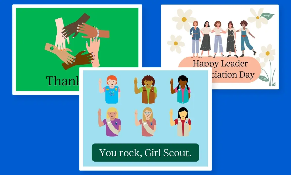 eCard example Girl Scouts of Alaska