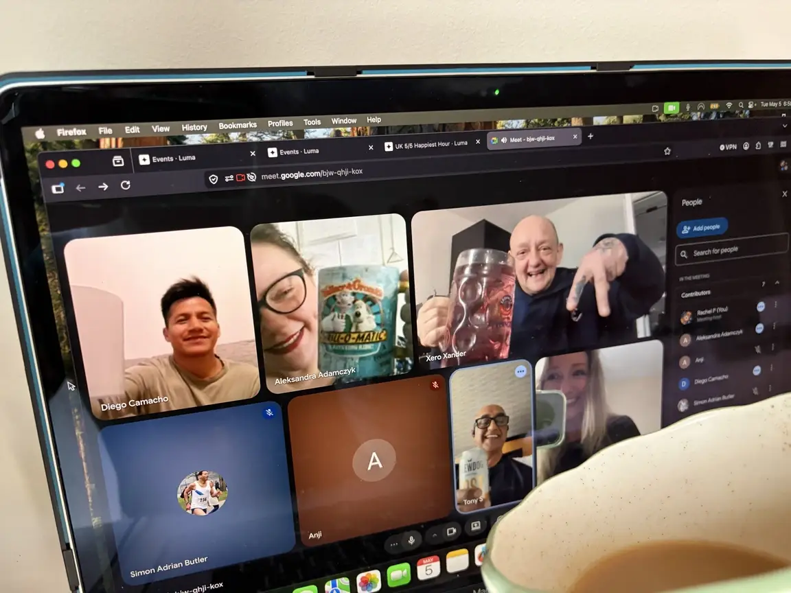 Rachel hosts a virtual gathering on Idealist Days in the UK.