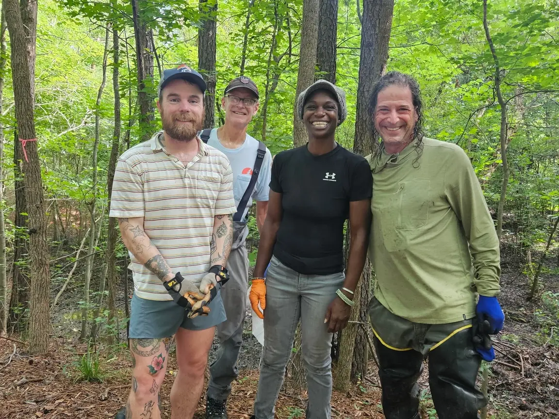 Alex M. from Richmond, VA hosted a clean up of a local waterway.