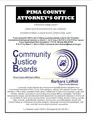 Pima County Attorney's Office- Community Justice Board