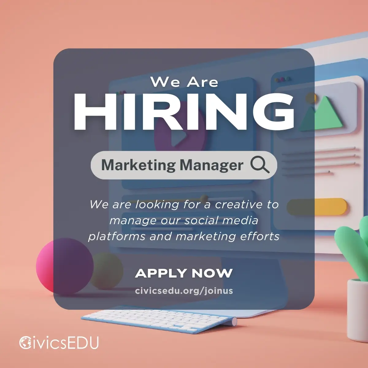 Marketing and Communications Manager