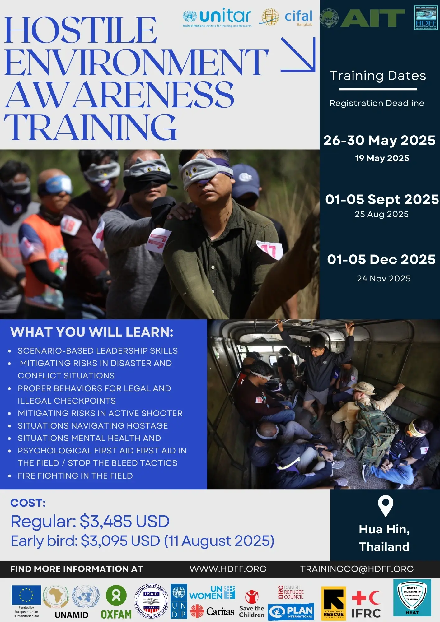 Hostile Environment Awareness Training (HEAT) - Advanced (September 2025)
