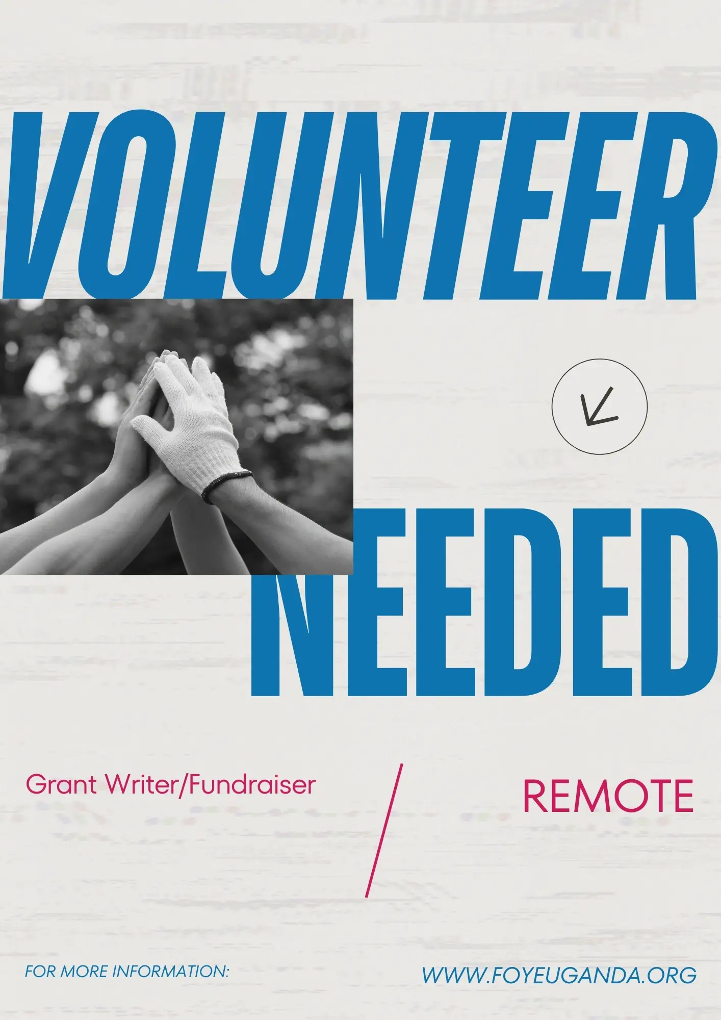 Volunteer Opportunity: Grant Writer/Fundraiser