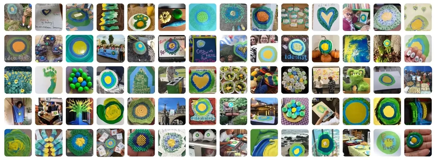 collage con logos de Idealist