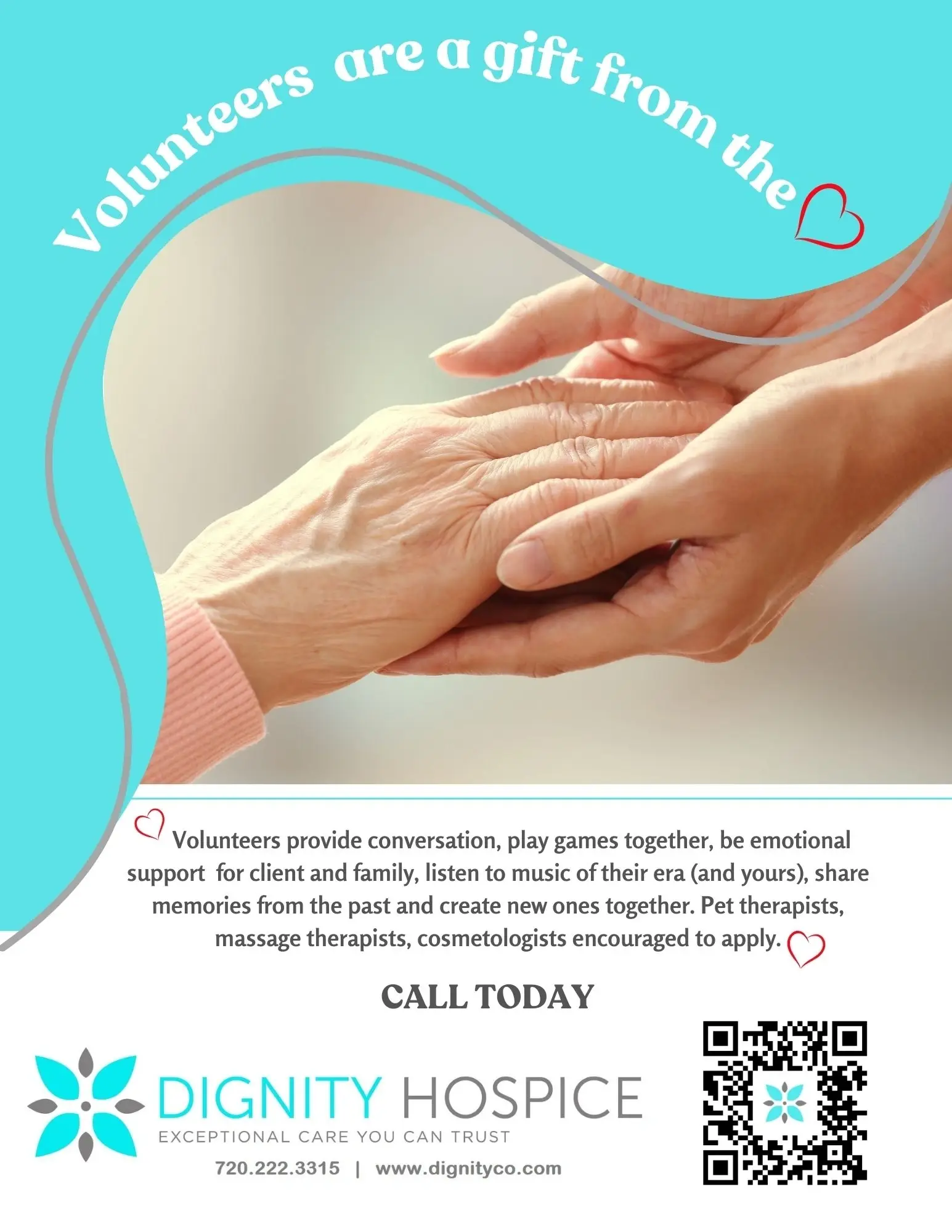 Volunteer with Hospice Patients