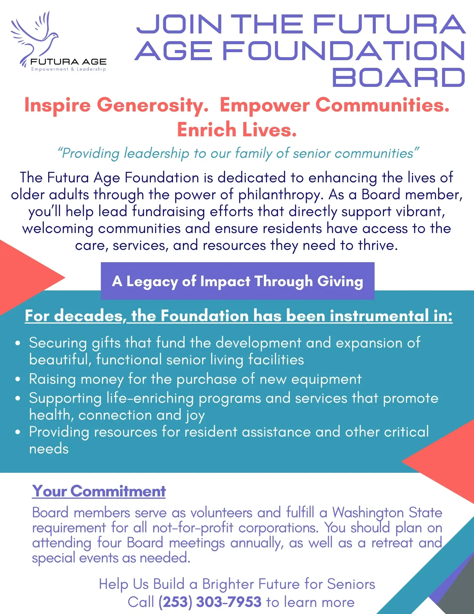 Be a Catalyst for Change – Foundation Board Members Wanted