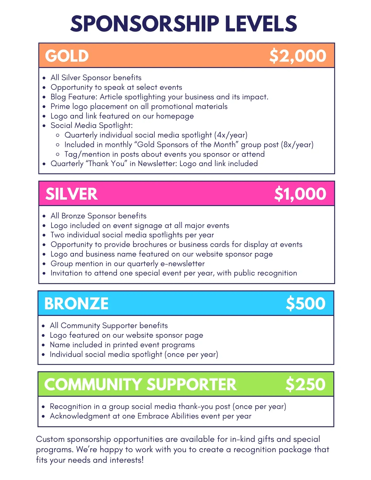 Help Us Build an Airtable to Track Donations, Sponsors & Promised Follow-Ups