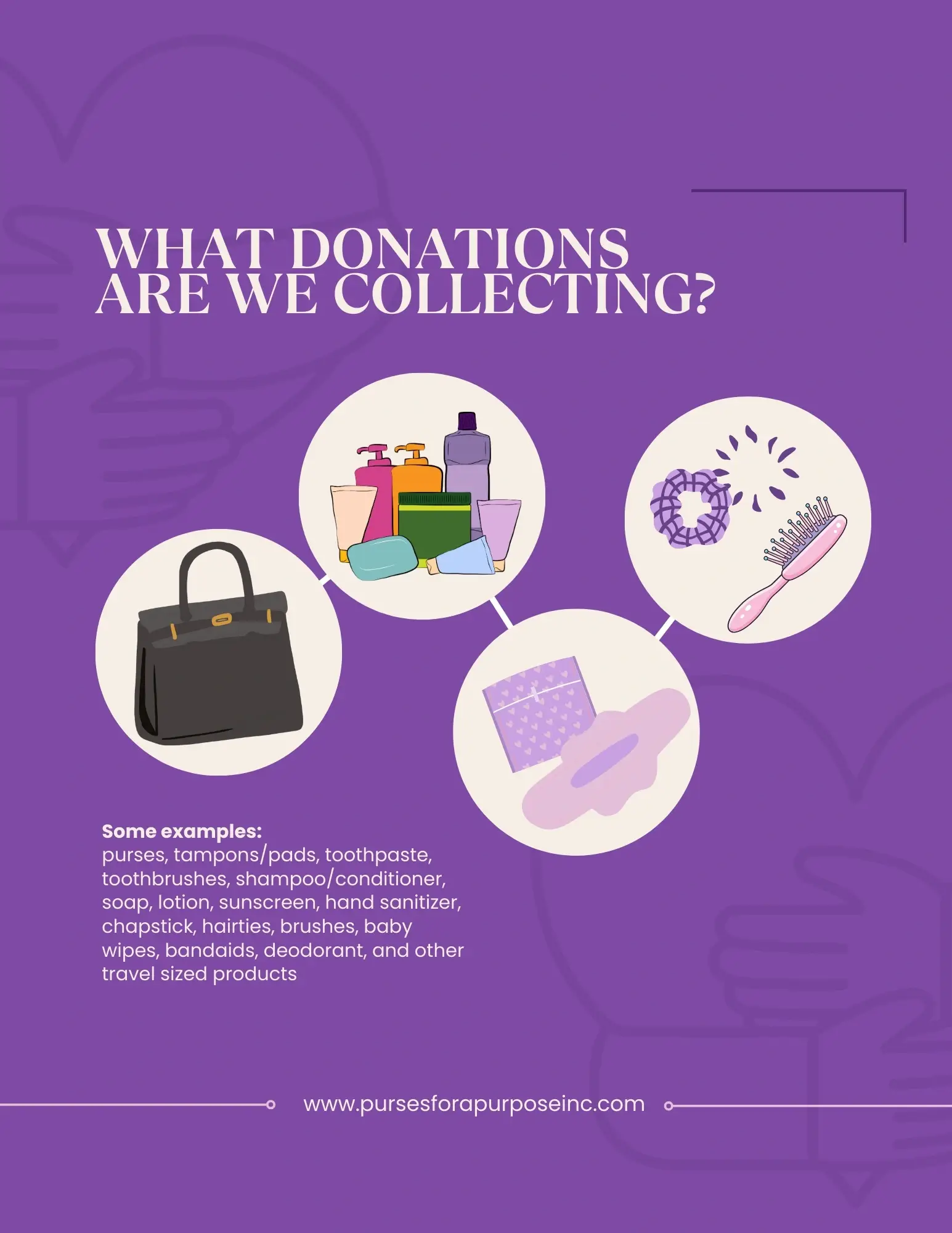 Donate to Purses For A Purpose, Inc!