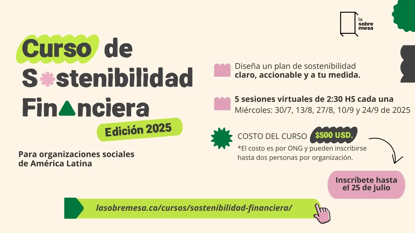 Curso de Sostenibilidad Financiera | Edición 2025