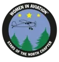 Logo of Stars of the North, a chapter of Women in Aviation International