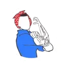 Logo of Girls of Steel Robotics