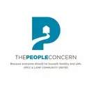 Logo of The People Concern (formerly OPCC and Lamp Community)