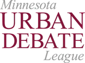 Logo de Minnesota Urban Debate League, a program of Augsburg University