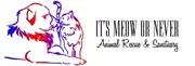 Logo of It's Meow or Never Animal Rescue