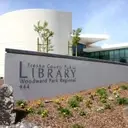 Logo of Fresno County Public Library - Woodward Park Regional Library