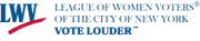 Logo of League of Women Voters of the City of New York