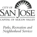 Logo of City of San Jose Parks, Recreation and Neighborhood Services