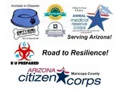 Logo de Animals and Humans in Disaster, (501c3) FEMA/Medical Reserve Corp #2473