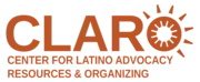 Logo of Center for Latino Advocacy Resources & Organizing (CLARO)