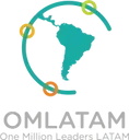 Logo de OMLATAM (One Million Leaders LATAM)