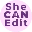 Logo of She CAN Edit