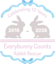 Logo of Everybunny Counts Rabbit Rescue