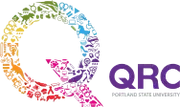 Logo of Portland State University, Queer Resource Center