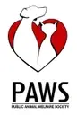 Logo of PAWS - PUBLIC ANIMAL WELFARE SOCIETY