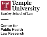 Logo of Center for Public Health Law Research, Temple University Beasley School of Law