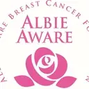 Logo of Albie Aware Breast Cancer  Foundation