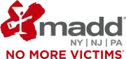 Logo de Mothers Against Drunk Driving New York, New Jersey, and Pennsylvania
