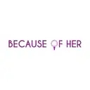 Logo of Because of Her Uganda