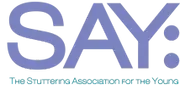 Logo of The Stuttering Association for the Young